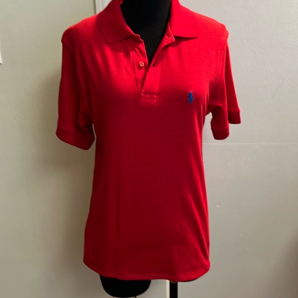 red polo by Ralph Lauren